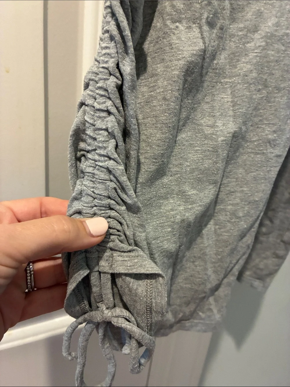 Lululemon Grey Spaghetti Strap Tank